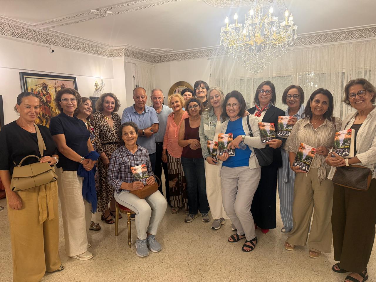 Rencontre de Rida Lamrini avec les lectrices du club de Nadia Salas