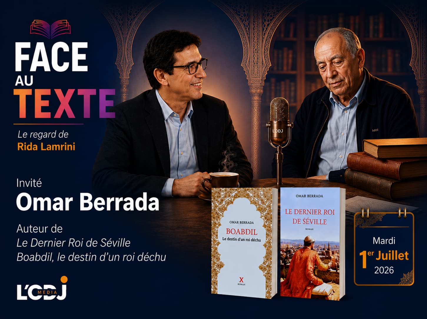 Affiche de l'émission avec Omar Berrada