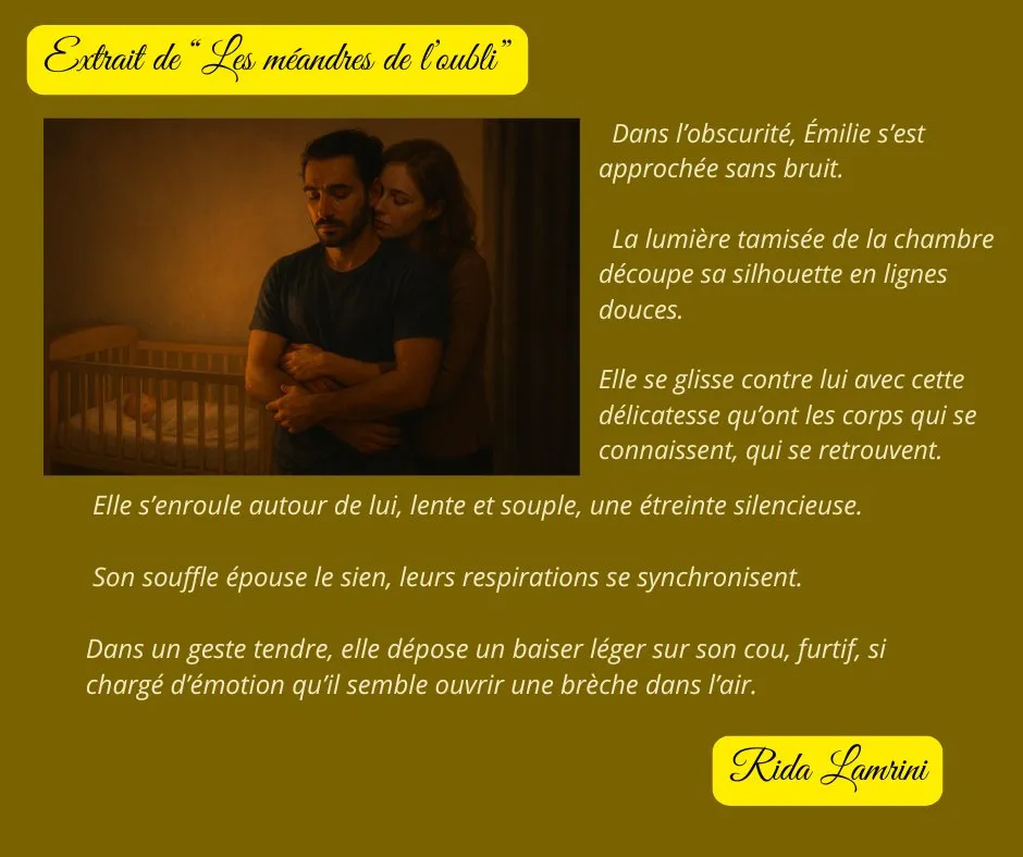 Extrait inédit 8 du roman Les méandres de l'oubli